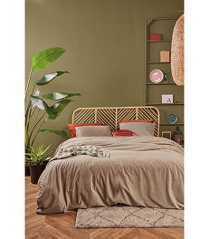 At home dekbedovertrek Cosy Corduroy (natural)